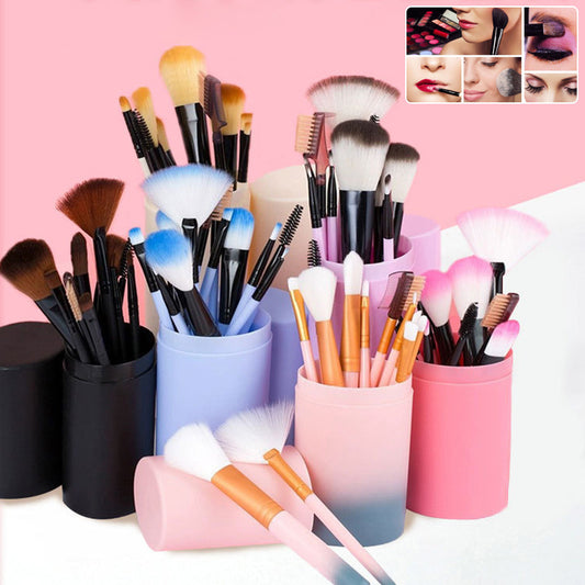 (Copy) 12pcs Makeup Brush Set Blush Eyeshadow Eyelash Highlighter Makeup Brush
